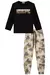 Conjunto de Camiseta em Meia Malha Preta e Calça Jogger em Nylon Ergonomic com Elastano Camuflada Luc.Boo Infantil Menin na internet