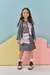Vestido em Fly Tech Gato Cinza My Furry Kukiê Infantil Menina - comprar online