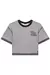 Blusa Boxy Over em Meia Malha e Tule Branco e Preto Vic.Vicky Teen Menina na internet