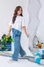 Calça Wid Cargo Jeans Helena na internet