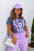 T-Shirt Basic Chumbo It's Not Me Lavanda - Moda Infantil I Baby, Kids e Teen I Pepe & Sofia