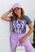 T-Shirt Basic Chumbo It's Not Me Lavanda