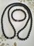 Cordão Masculino Obsidiana Negra 108 contas 8mm