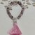 Japamala Rodonita com Quartzo Rosa 27 contas 8mm