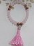 Japamala Quartzo Rosa com Rodonita 27 contas 8mm