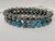 Pulseiras Magnética Hematita e Apatita Azul 8mm - comprar online