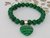 Pulseira Malaquita com pingente Malaquita conta de 8mm - Universo Marques