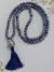 Japamala Quartzo Azul 108 contas 8mm Brinde Pulseira