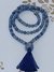 Japamala Quartzo Azul 108 contas 8mm Brinde Pulseira - comprar online