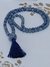 Japamala Quartzo Azul 108 contas 8mm Brinde Pulseira na internet