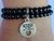 Pulseira Japamala Turmalina Negra 54 contas 6mm - Hooponopono