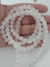 Japamala Quartzo Branco ou Leitoso 108 contas 8mm - Universo Marques