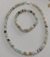 Colar Pedras Amazonita + Pulseira (Unissex) - comprar online