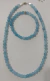 Colar Pedras Calcedônia + Pulseira (Unissex) na internet