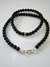 Kit Turmalina Negra Tornozeleira e Pulseira 6mm - Universo Marques