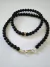 Kit Turmalina Negra Tornozeleira e Pulseira 6mm - Universo Marques