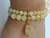 Pulseira Japamala Citrino 54 contas 6mm - Hooponopono - loja online