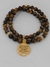 Pulseira Japamala Olho de Tigre 54 contas 6mm Hooponopono - Universo Marques