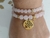 Imagem do Kit 4 Pulseiras Japamala Quartzo Rosa e Verde, Olho de Tigre e Amazonita 54 contas 6mm