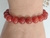 Pulseira Ágata de Fogo 10mm