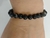 Pulseira Ágata Negra 8mm - Sorte Estabilidade e Proteção