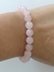 Pulseira Quartzo Rosa 8mm - Amor Incondicional - comprar online