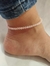Tornozeleira Pedra Quartzo Rosa na internet