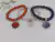 Kit 3 Pulseiras de Pedras Ametista, Ágata de Fogo e Quartzo Rosa - loja online