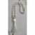 Japamala Howlita e Quartzo Branco 54 contas 8mm - comprar online
