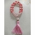 Japamala Quartzo Rosa e Jade Rodocrosita 54 contas 8mm - Atrair Amor - Universo Marques