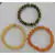 Kit 3 Pulseiras Pedras Calcita Amarela, Unakita, Calcita Laranja 8mm