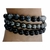 kit 3 Pulseiras Quartzo Turmalinado, Hematita e Ônix 8mm - comprar online