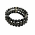 kit 3 Pulseiras Quartzo Turmalinado, Hematita e Ônix 8mm - Universo Marques