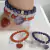 Kit 3 Pulseiras de Pedras Ametista, Ágata de Fogo e Quartzo Rosa