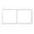 Ventana corrediza de aluminio blanco FORTUNA Basic 2.00x1.00m con vidrio 4mm