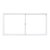Ventana corrediza de aluminio blanco FORTUNA Basic 2.00x1.00m con vidrio 4mm - comprar online