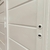 Porton de chapa FORTUNA ECO 11401 2.40x2.05m con ventana-postigo 1/4 superior - Fortuna Aberturas