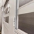 Portada puerta doble de chapa FORTUNA ECO 11401 1.60x2.05m con ventana 1/4 superior