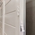 Imagen de Porton de chapa FORTUNA Linea ECO 11301 con 1/2 ventana-postigo 2.40x2.05m