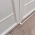 Portada puerta doble de chapa FORTUNA ECO 11401 1.60x2.05m con ventana 1/4 superior