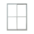Puerta-Ventana balcon corrediza Fortuna 1.50x2.00 Aluminio Blanco Basic con vidrio 4mm - comprar online