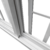 Imagen de Ventana corrediza de chapa FORTUNA con reja Linea Vintage 1.00x1.00