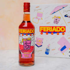 Feriado Vermú Rosado - Botella 750ML Caja 6 Unidades