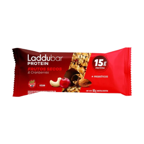 BARRA PROTEIN FRUTOS SECOS Y CRANBERRIES - LADDUBAR - comprar online