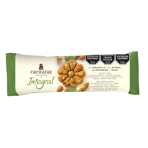 CACHAFAZ - GALLETAS INTEGRAL GRANOLA (4u x 225g)