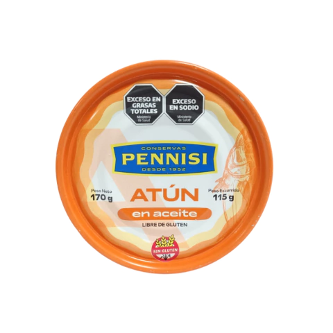 ATUN EN ACEITE 170G - PENNISI