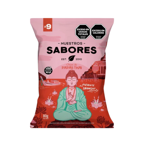 CHIPS DE PAPA CON PICANTE THAI - NUESTROS SABORES