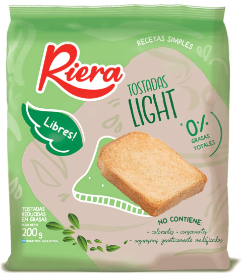 RIERA - TOSTADAS LIGHT (3u x 200g) - comprar online