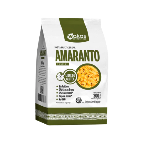 WAKAS - FUSILLI MULTICEREAL CON AMARANTO