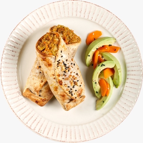 AMOEDO - BURRITO INTEGRAL MIJO + ZANAHORIA + BRÓCOLI (3x2U)
